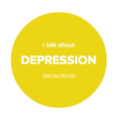 I talk about depression quite often.